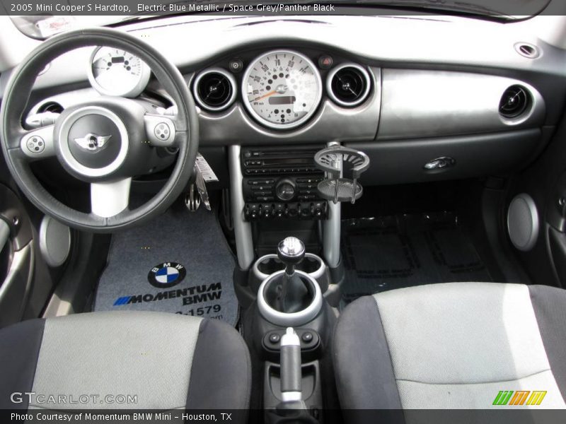 Electric Blue Metallic / Space Grey/Panther Black 2005 Mini Cooper S Hardtop
