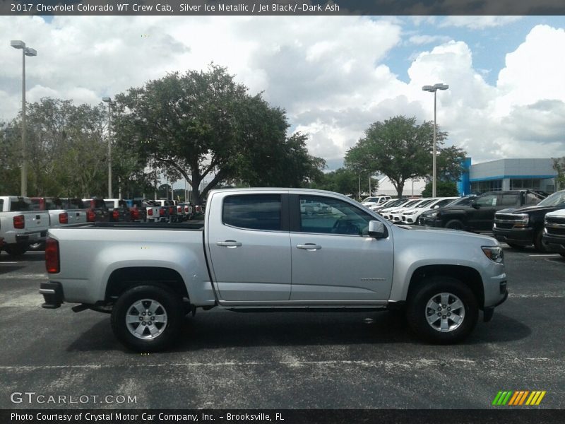 Silver Ice Metallic / Jet Black/­Dark Ash 2017 Chevrolet Colorado WT Crew Cab