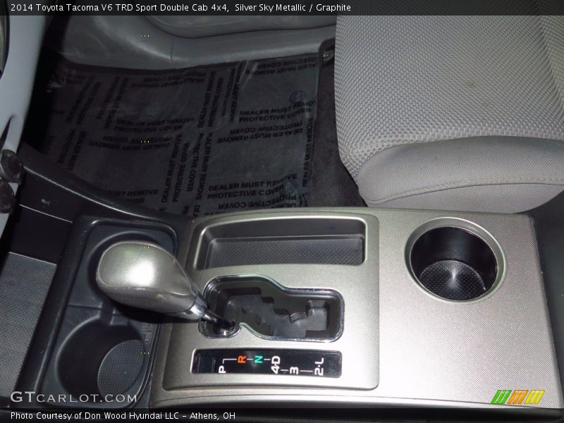 Silver Sky Metallic / Graphite 2014 Toyota Tacoma V6 TRD Sport Double Cab 4x4