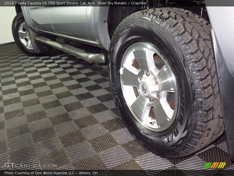 Silver Sky Metallic / Graphite 2014 Toyota Tacoma V6 TRD Sport Double Cab 4x4