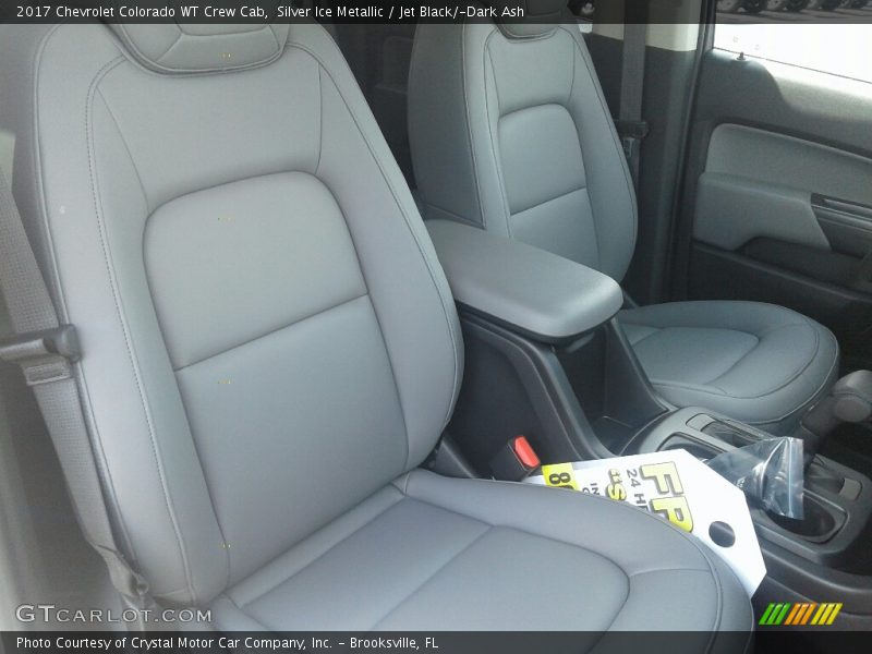 Silver Ice Metallic / Jet Black/­Dark Ash 2017 Chevrolet Colorado WT Crew Cab