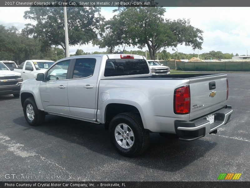 Silver Ice Metallic / Jet Black/­Dark Ash 2017 Chevrolet Colorado WT Crew Cab
