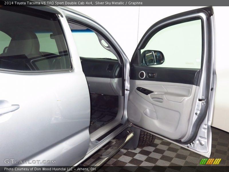 Silver Sky Metallic / Graphite 2014 Toyota Tacoma V6 TRD Sport Double Cab 4x4