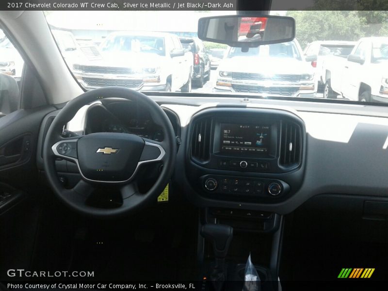 Silver Ice Metallic / Jet Black/­Dark Ash 2017 Chevrolet Colorado WT Crew Cab