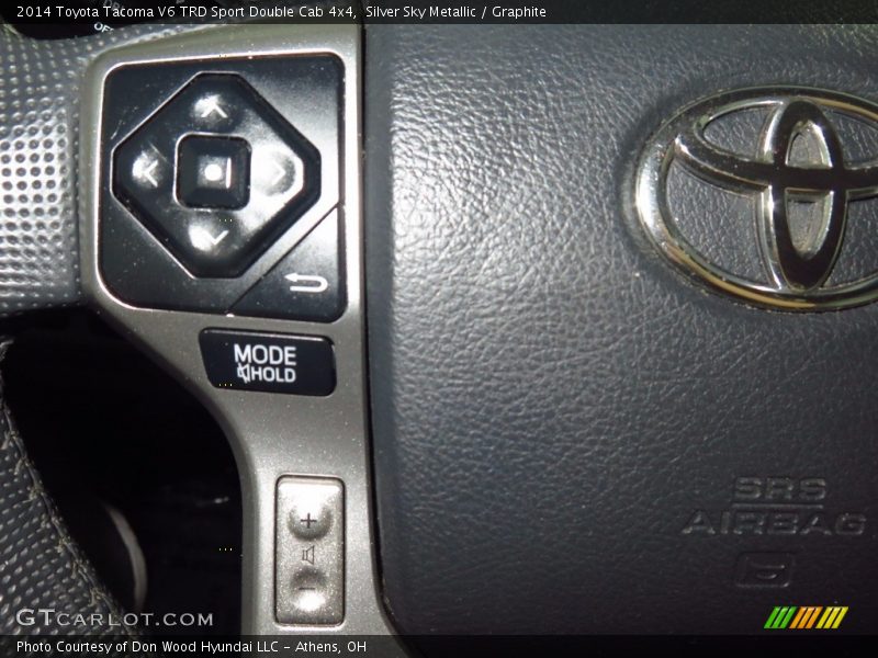 Silver Sky Metallic / Graphite 2014 Toyota Tacoma V6 TRD Sport Double Cab 4x4