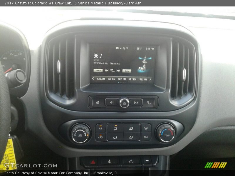 Silver Ice Metallic / Jet Black/­Dark Ash 2017 Chevrolet Colorado WT Crew Cab