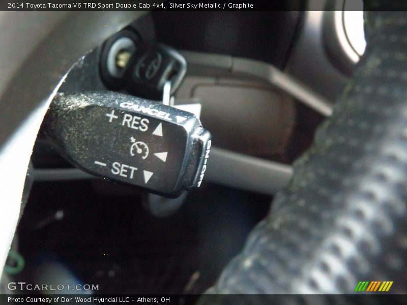 Silver Sky Metallic / Graphite 2014 Toyota Tacoma V6 TRD Sport Double Cab 4x4