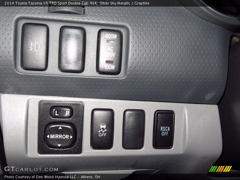 Silver Sky Metallic / Graphite 2014 Toyota Tacoma V6 TRD Sport Double Cab 4x4