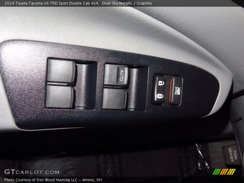 Silver Sky Metallic / Graphite 2014 Toyota Tacoma V6 TRD Sport Double Cab 4x4