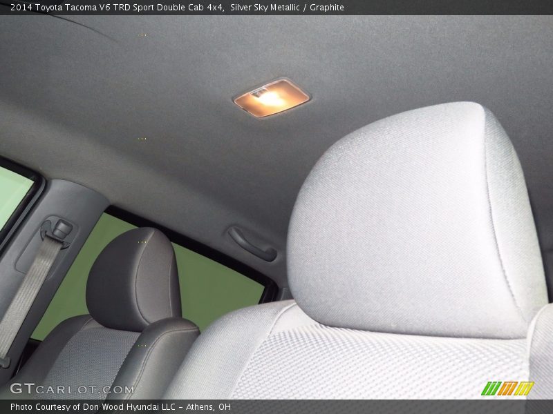 Silver Sky Metallic / Graphite 2014 Toyota Tacoma V6 TRD Sport Double Cab 4x4