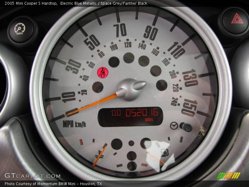 Electric Blue Metallic / Space Grey/Panther Black 2005 Mini Cooper S Hardtop