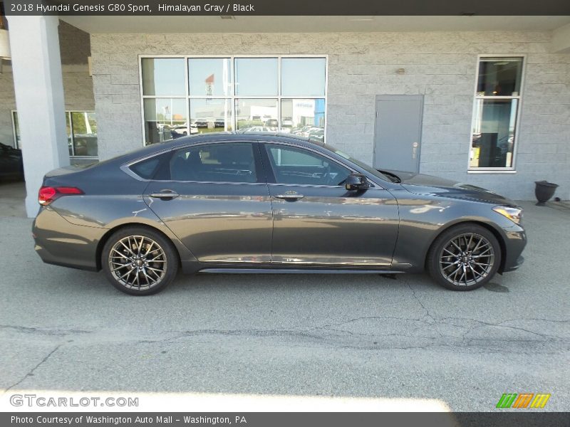 Himalayan Gray / Black 2018 Hyundai Genesis G80 Sport