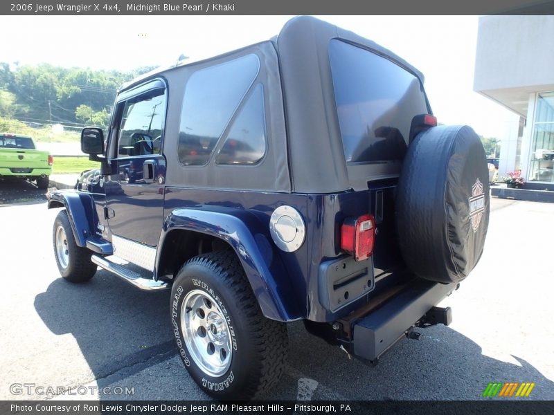 Midnight Blue Pearl / Khaki 2006 Jeep Wrangler X 4x4
