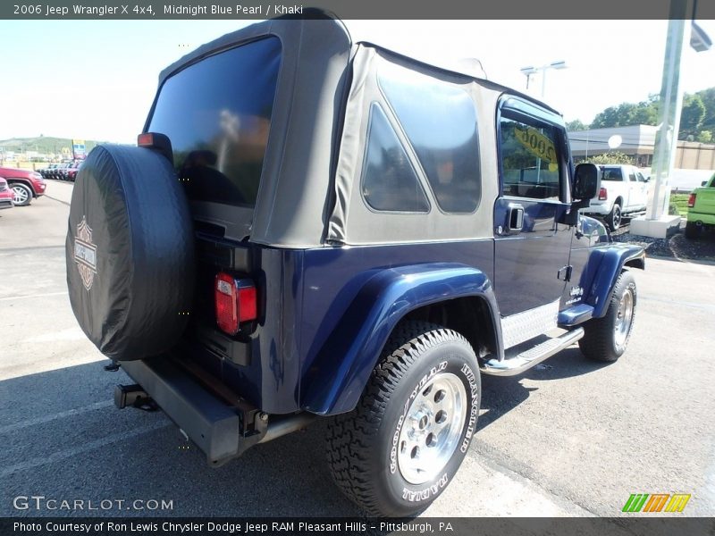 Midnight Blue Pearl / Khaki 2006 Jeep Wrangler X 4x4
