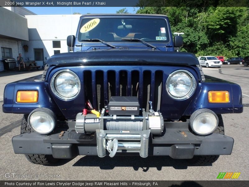 Midnight Blue Pearl / Khaki 2006 Jeep Wrangler X 4x4