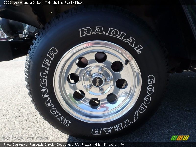 Midnight Blue Pearl / Khaki 2006 Jeep Wrangler X 4x4