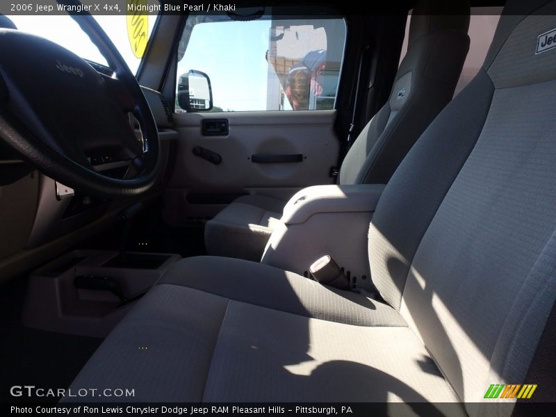 Midnight Blue Pearl / Khaki 2006 Jeep Wrangler X 4x4