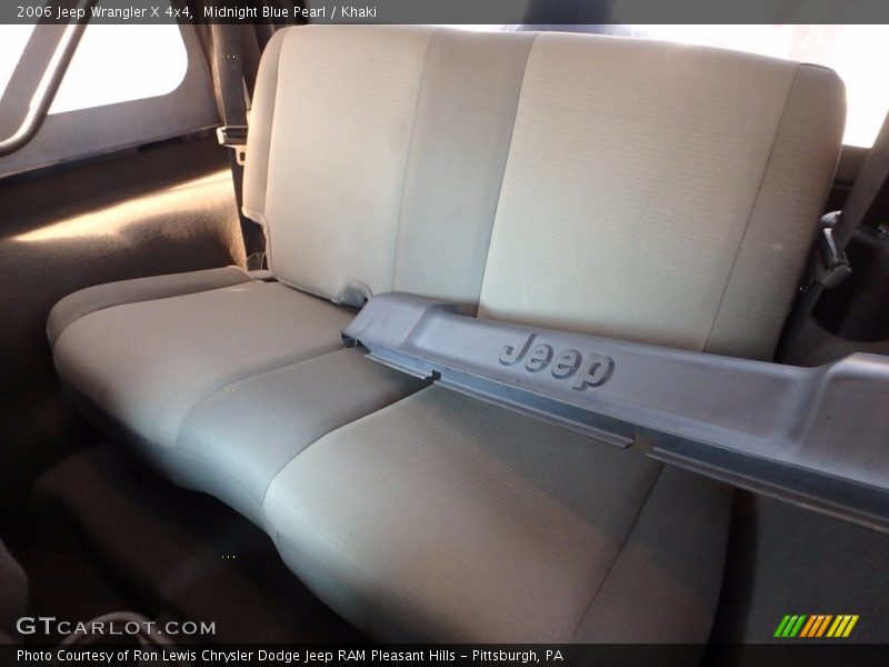 Midnight Blue Pearl / Khaki 2006 Jeep Wrangler X 4x4
