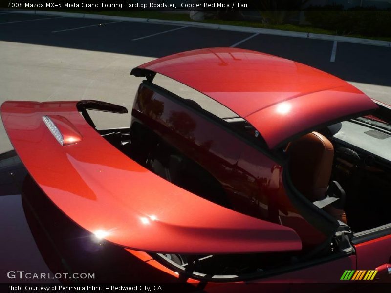 Copper Red Mica / Tan 2008 Mazda MX-5 Miata Grand Touring Hardtop Roadster