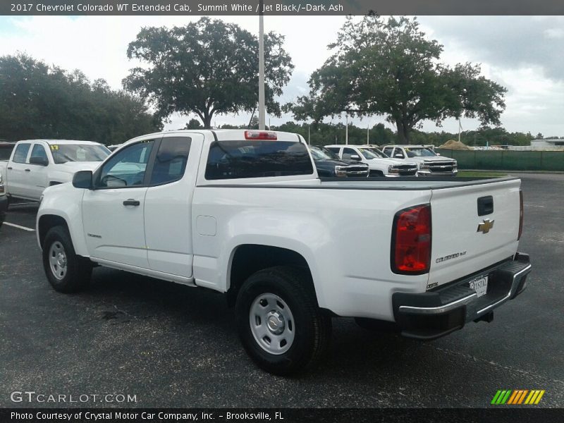 Summit White / Jet Black/­Dark Ash 2017 Chevrolet Colorado WT Extended Cab