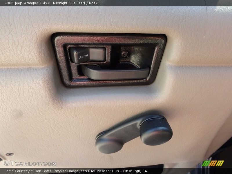 Midnight Blue Pearl / Khaki 2006 Jeep Wrangler X 4x4