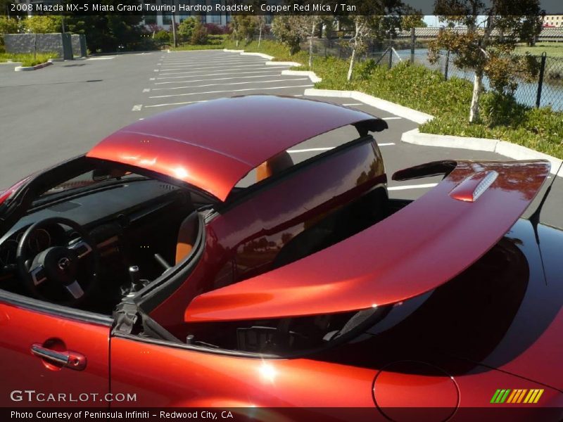 Copper Red Mica / Tan 2008 Mazda MX-5 Miata Grand Touring Hardtop Roadster