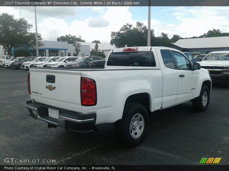 Summit White / Jet Black/­Dark Ash 2017 Chevrolet Colorado WT Extended Cab