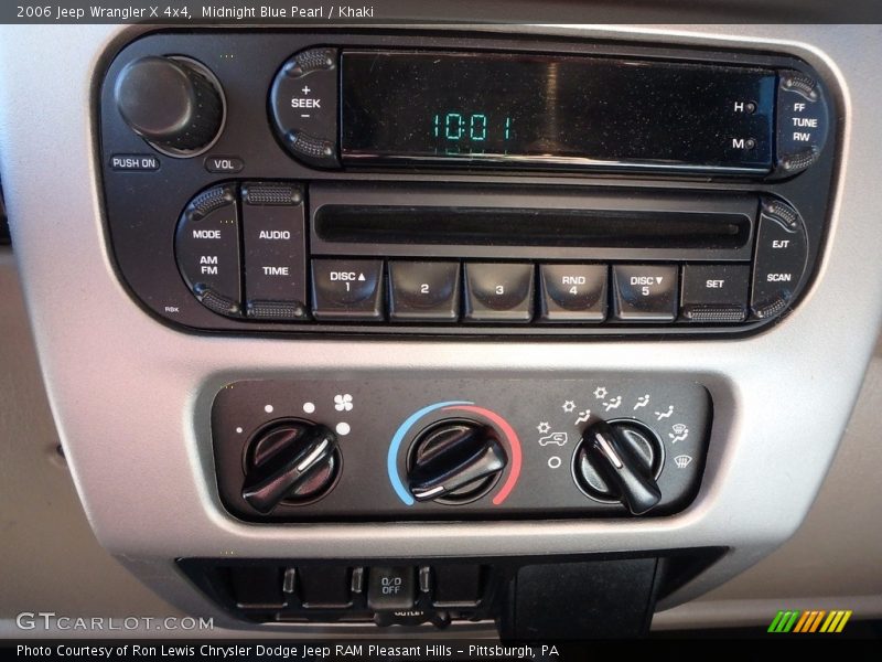 Midnight Blue Pearl / Khaki 2006 Jeep Wrangler X 4x4