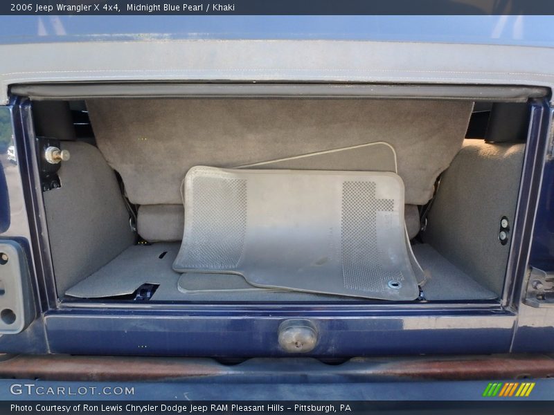 Midnight Blue Pearl / Khaki 2006 Jeep Wrangler X 4x4