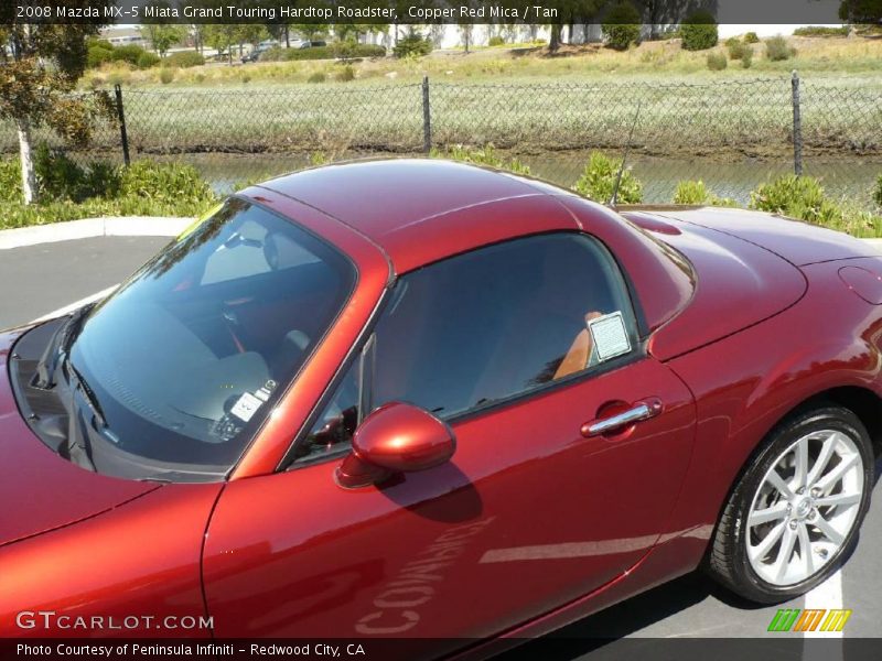 Copper Red Mica / Tan 2008 Mazda MX-5 Miata Grand Touring Hardtop Roadster