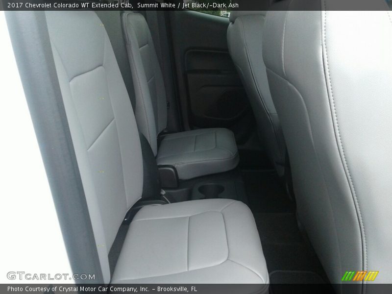 Rear Seat of 2017 Colorado WT Extended Cab