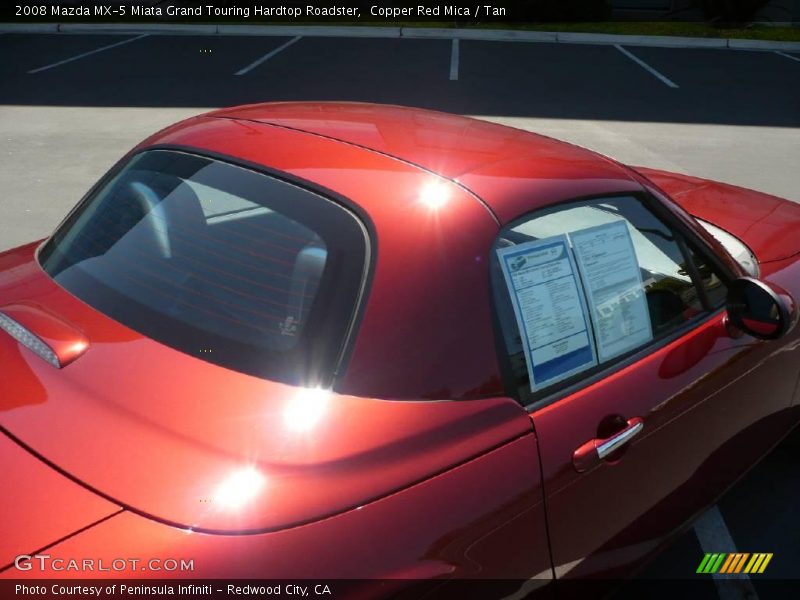 Copper Red Mica / Tan 2008 Mazda MX-5 Miata Grand Touring Hardtop Roadster