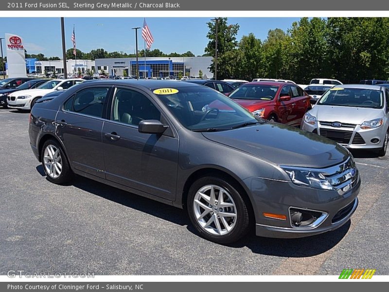 Sterling Grey Metallic / Charcoal Black 2011 Ford Fusion SEL