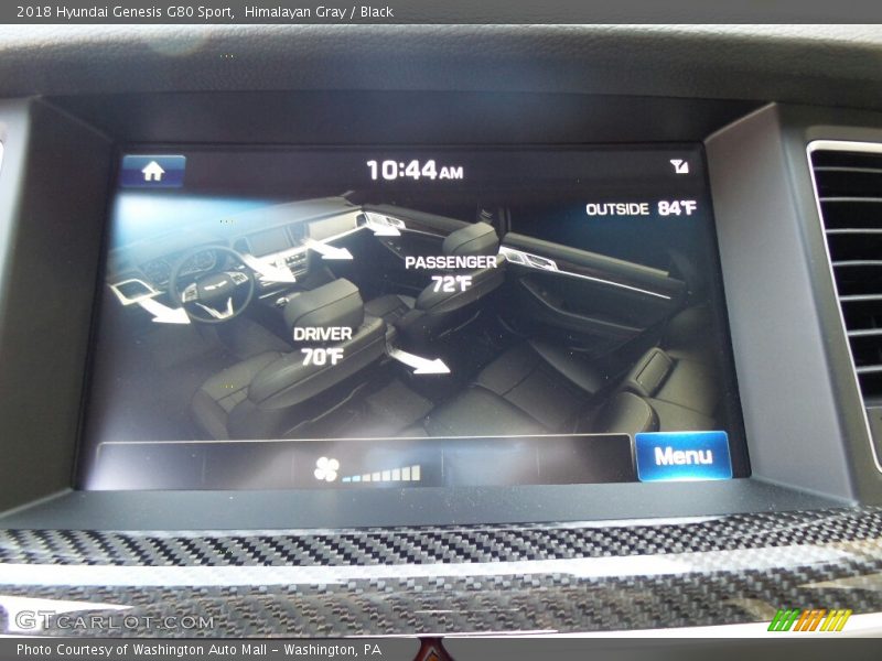 Himalayan Gray / Black 2018 Hyundai Genesis G80 Sport