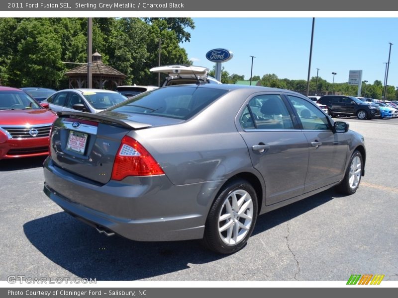 Sterling Grey Metallic / Charcoal Black 2011 Ford Fusion SEL