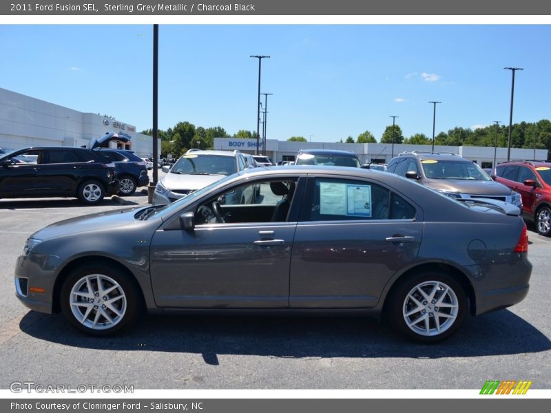 Sterling Grey Metallic / Charcoal Black 2011 Ford Fusion SEL