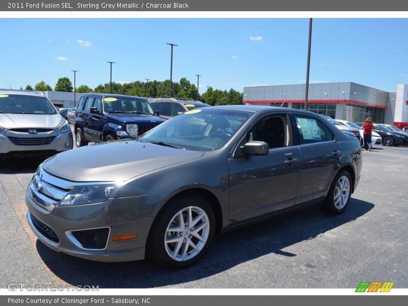Sterling Grey Metallic / Charcoal Black 2011 Ford Fusion SEL