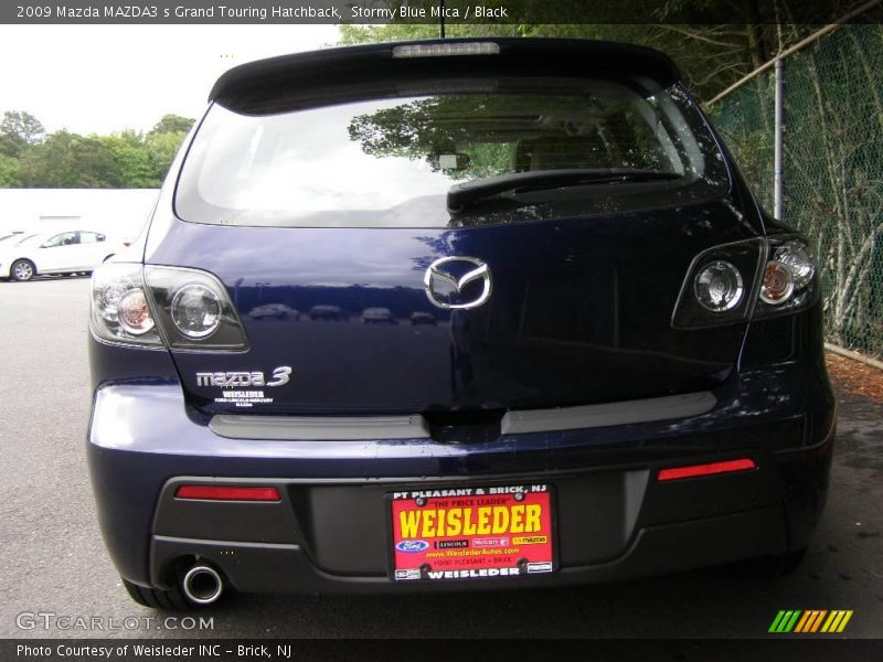 Stormy Blue Mica / Black 2009 Mazda MAZDA3 s Grand Touring Hatchback