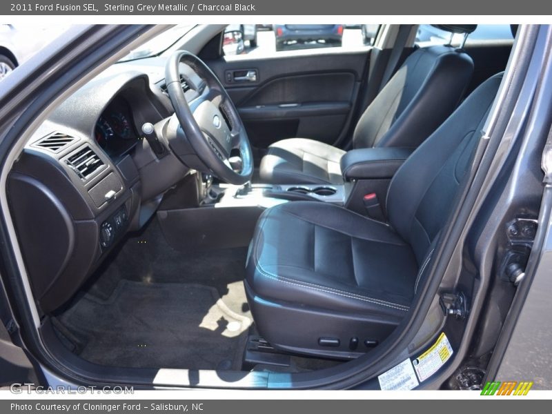 Sterling Grey Metallic / Charcoal Black 2011 Ford Fusion SEL
