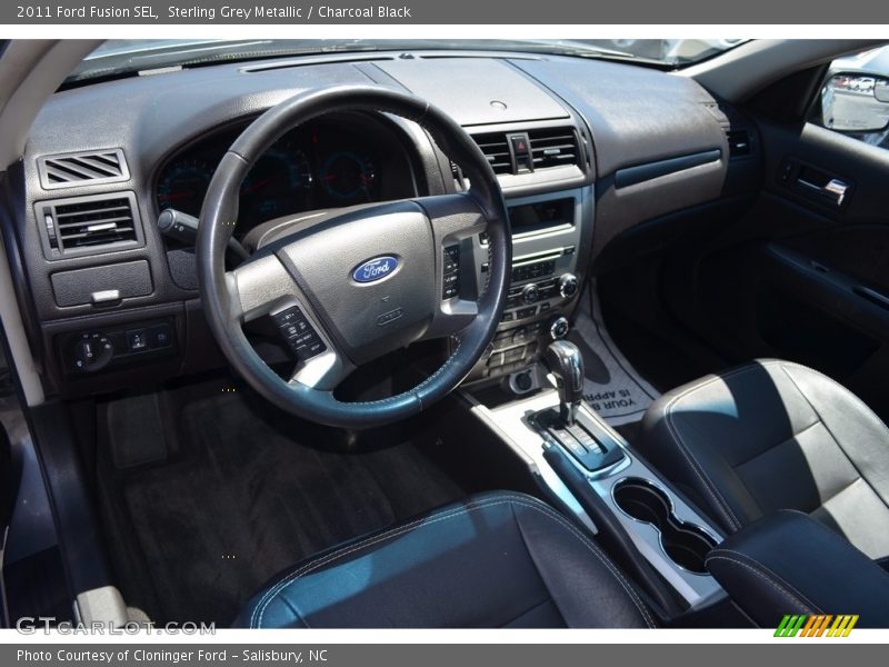 Sterling Grey Metallic / Charcoal Black 2011 Ford Fusion SEL