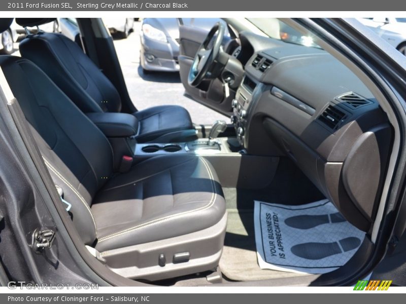 Sterling Grey Metallic / Charcoal Black 2011 Ford Fusion SEL