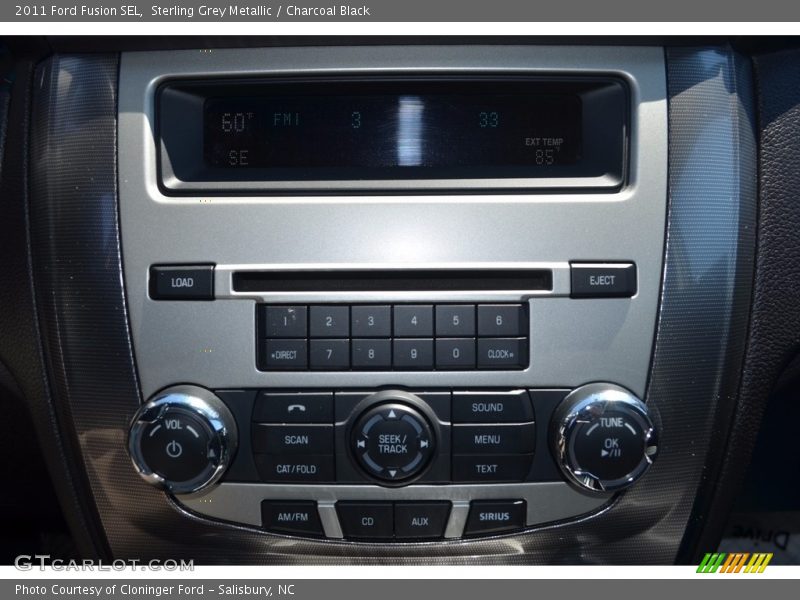Sterling Grey Metallic / Charcoal Black 2011 Ford Fusion SEL
