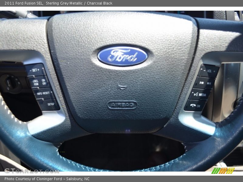 Sterling Grey Metallic / Charcoal Black 2011 Ford Fusion SEL