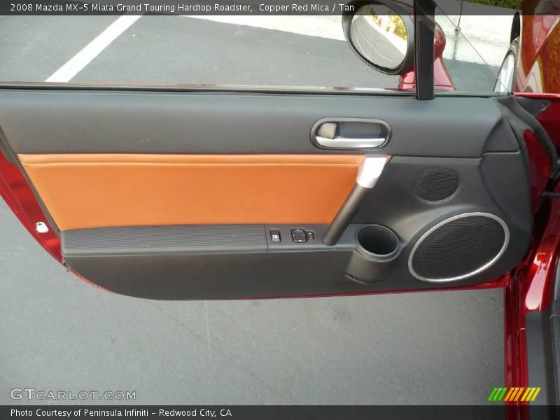 Copper Red Mica / Tan 2008 Mazda MX-5 Miata Grand Touring Hardtop Roadster