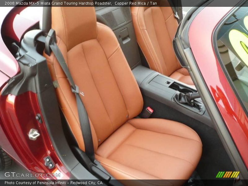 Copper Red Mica / Tan 2008 Mazda MX-5 Miata Grand Touring Hardtop Roadster
