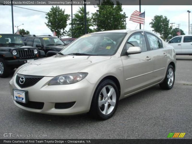 Shimmering Sand Mica / Beige 2004 Mazda MAZDA3 i Sedan