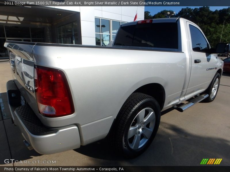Bright Silver Metallic / Dark Slate Gray/Medium Graystone 2011 Dodge Ram 1500 SLT Regular Cab 4x4