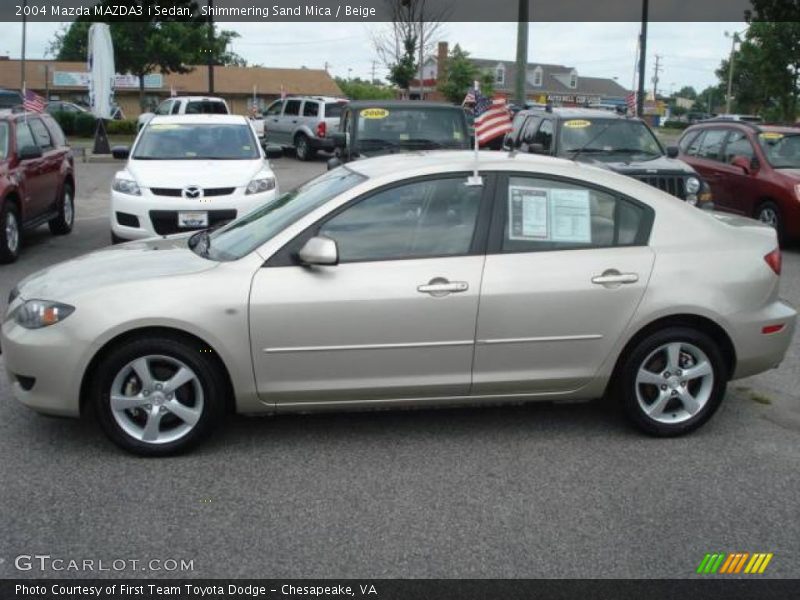 Shimmering Sand Mica / Beige 2004 Mazda MAZDA3 i Sedan
