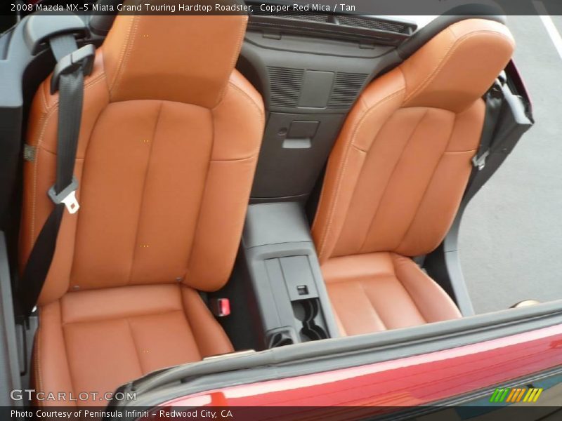Copper Red Mica / Tan 2008 Mazda MX-5 Miata Grand Touring Hardtop Roadster