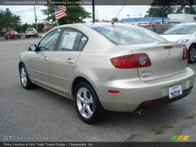 Shimmering Sand Mica / Beige 2004 Mazda MAZDA3 i Sedan